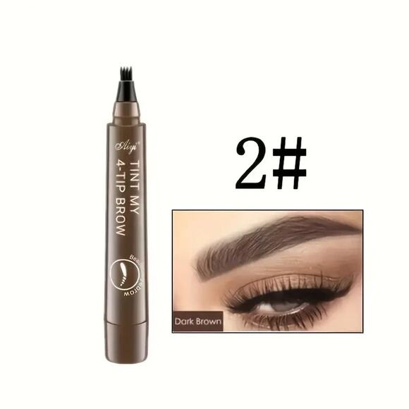 Microblading Eyebrow Pen, Waterproof Marker, 3D Fork Makeup - Picture 5 of 14